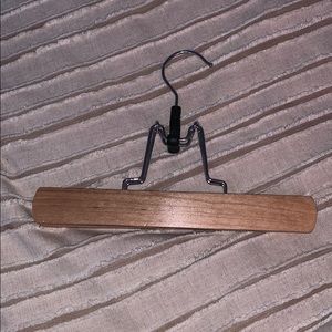 5 for $15 Wooden Pant Hangers. Never Used